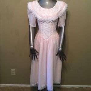 Vintage Jessica McClintock Gunne Sax prairie dress